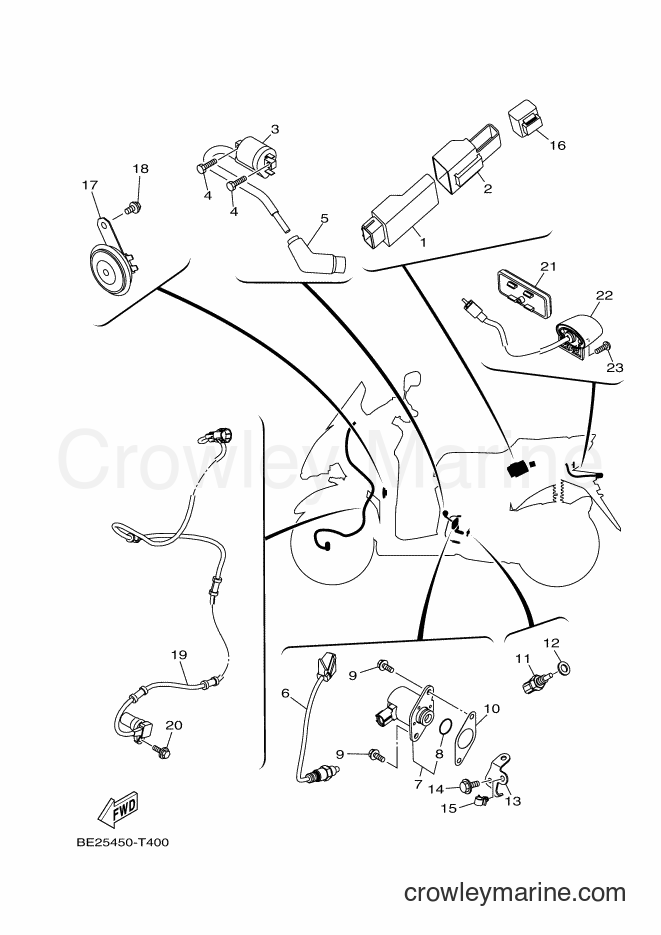 2018 Scooter MWS125-C - MWS125-C (BU56) [050] - ELECTRICAL 2