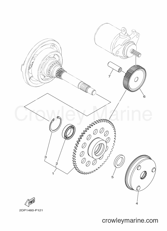 Yamaha Motors GPD150-A (BV46) [050] - STARTER