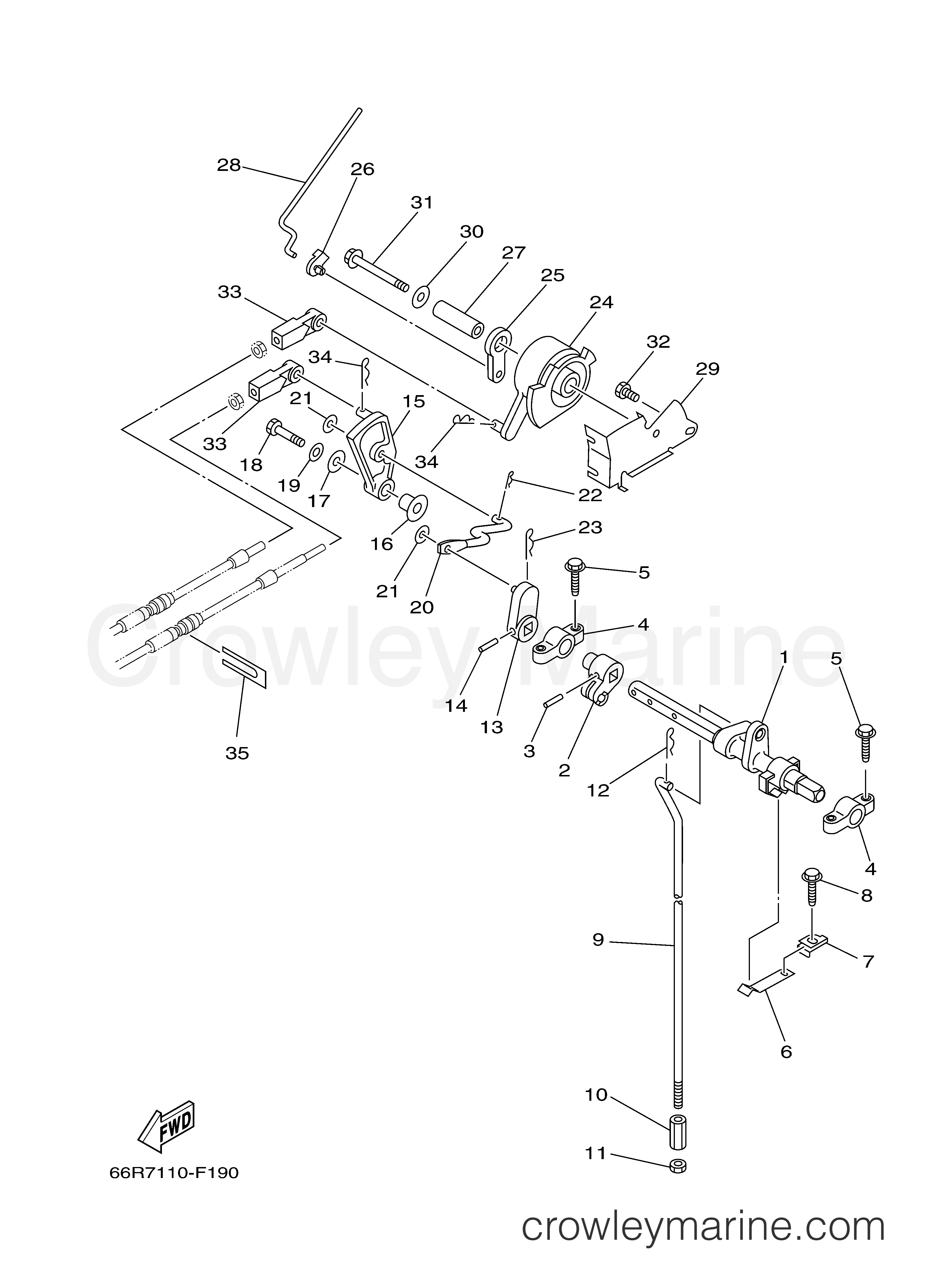 Yamaha Motors T9.9ELH2K - CONTROL