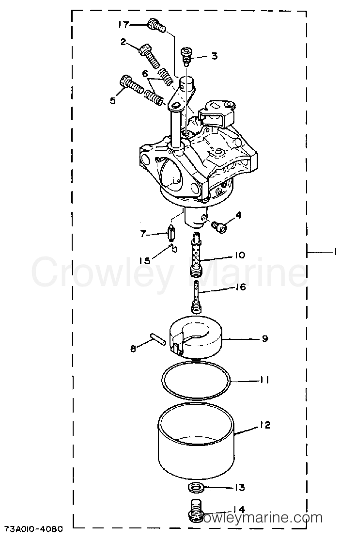 Yamaha Motors EC5000DVE - CARBURETOR EC4000DV