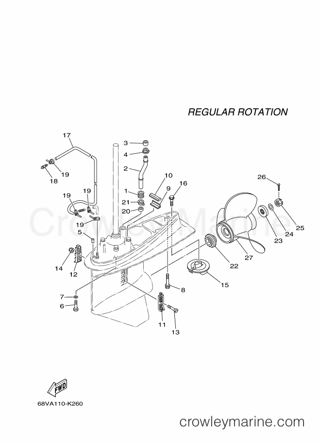Yamaha Motors FL115AETX (68WB) [030] - LOWER CASING & DRIVE 2