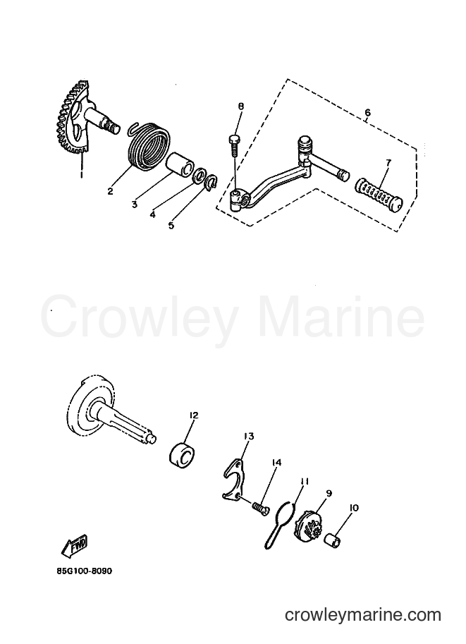 Yamaha Motors SV80 (85X1) [010] - STARTER