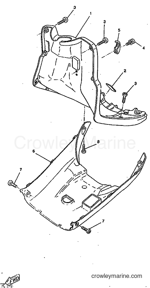 1998 Scooter CW50RS - CW50RS (4TDK) [010] - LEG SHIELD