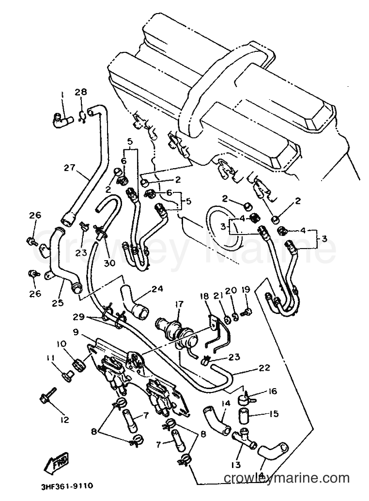 1990 Sport Bike FZR600 - FZR600 (3HF2) [999] - EMISSION CONTROL DEVICE