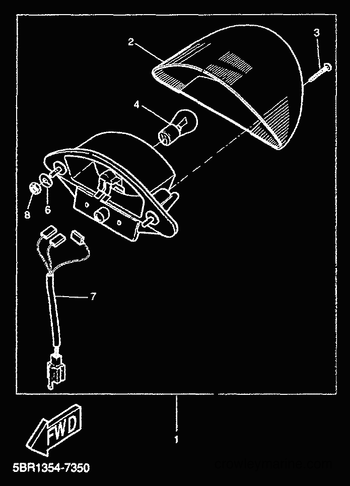 1999 Scooter YQ50L - YQ50L (5KL3) [010] - TAILLIGHT