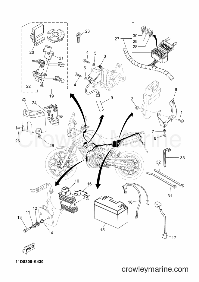 2015 Dirt Bike XT660Z - XT660Z (2BD7) [010] - ELECTRICAL 1