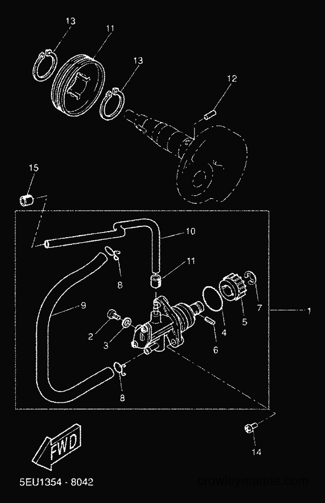 2000 Scooter YH50 - YH50 (5LD5) [020] - OIL PUMP