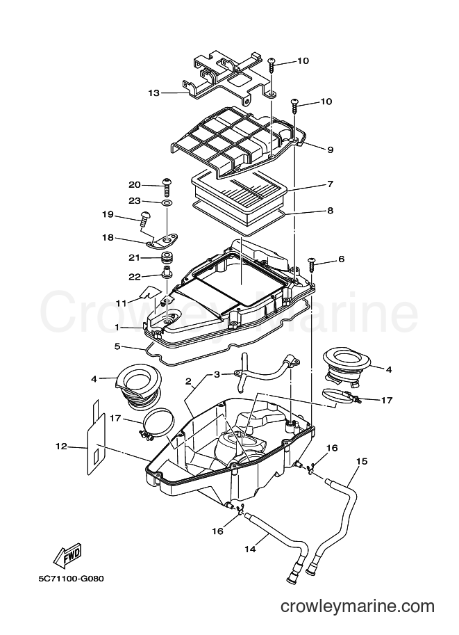 Yamaha Motors XV1900CU (29PC) [010] - INTAKE 2