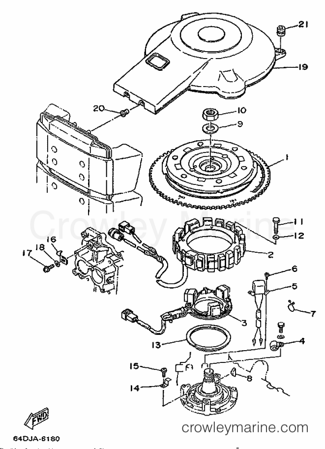 Yamaha Motors L150F (64G) [010] - GENERATOR