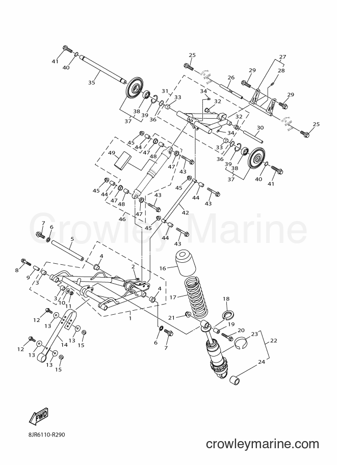 2016 Snowmobile SRV10MS - SRV10MS (8KS3) [010] - TRACK SUSPENSION 2