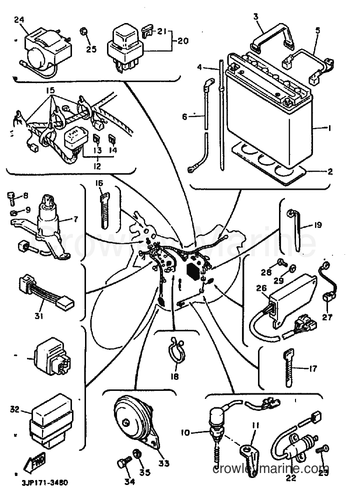 Yamaha Motors VMX12 (3JPF) [010] - ELECTRICAL 2