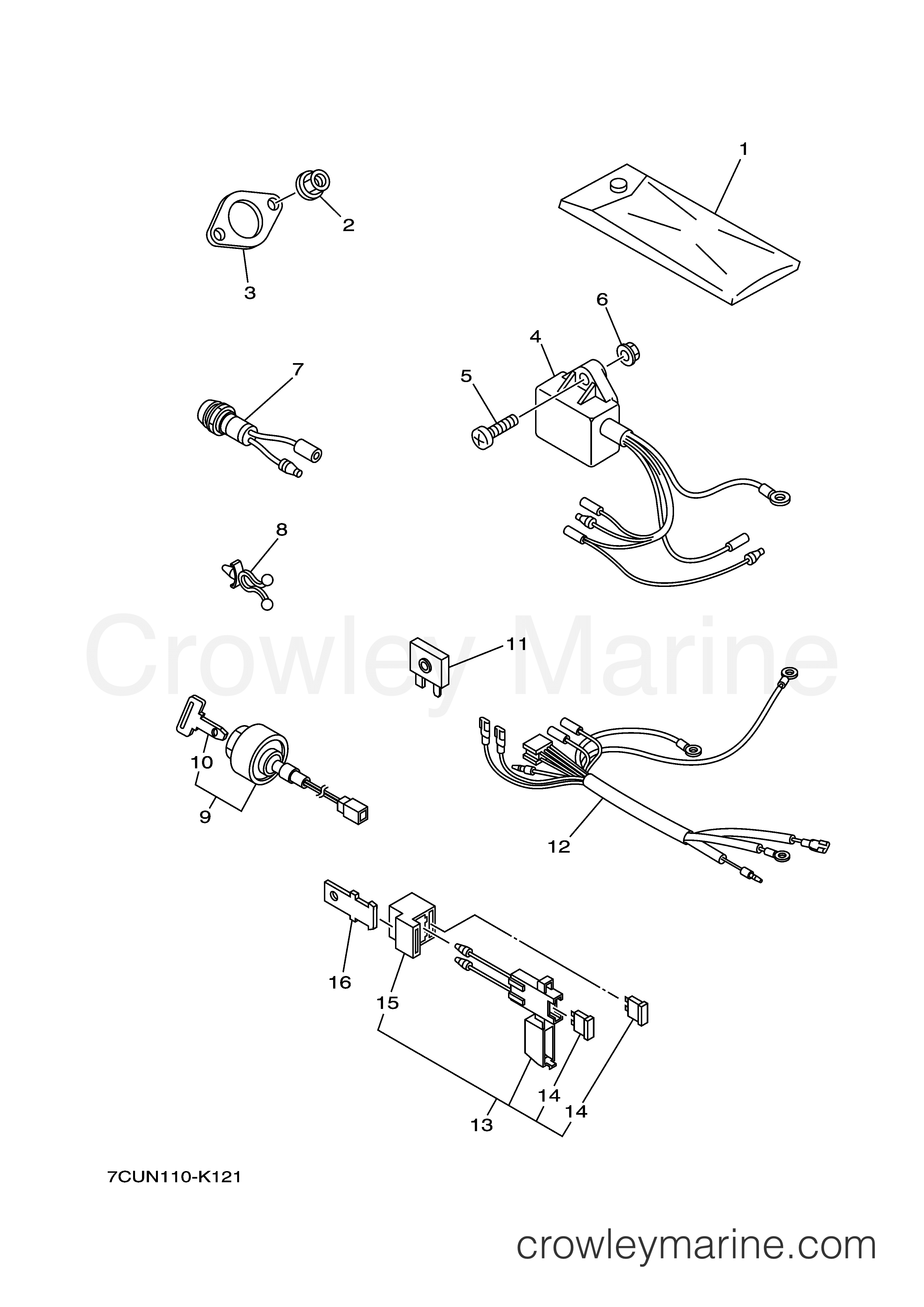 Yamaha Motors MZ360KHIP6 - BODY FITTING