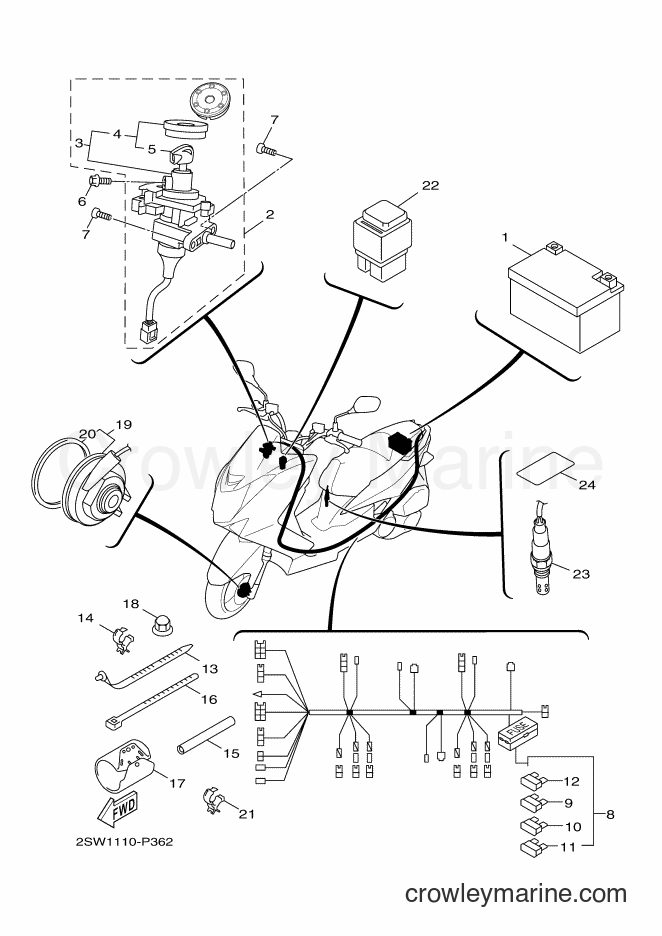 Yamaha Motors XC155G (2SW4) [010] - ELECTRICAL 2