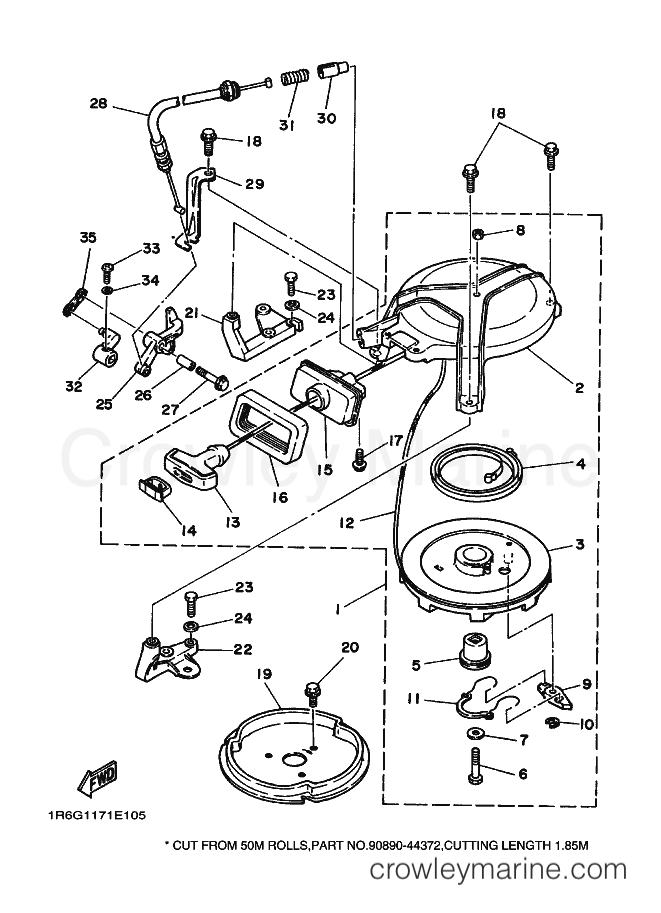 Yamaha Motors 6C (6H6) [030] - STARTER