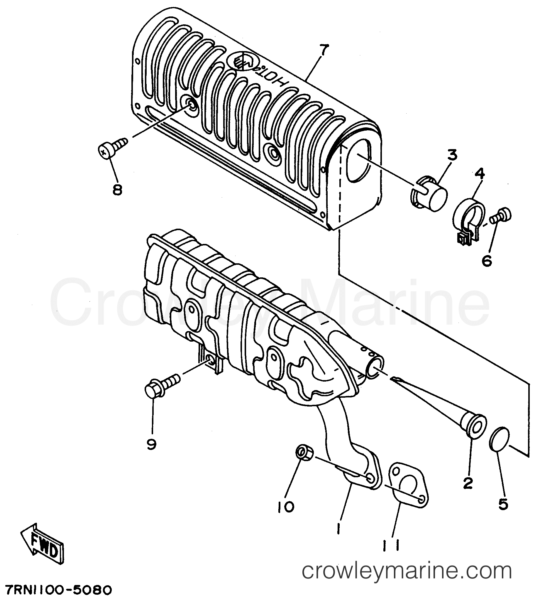 Yamaha Motors YP30GX - EXHAUST