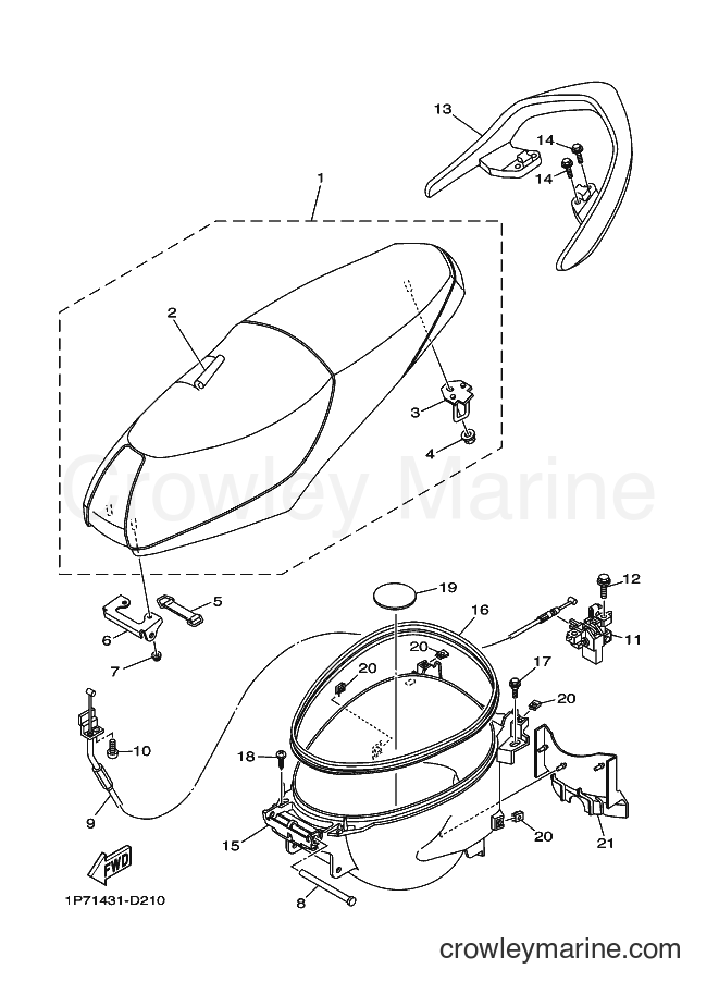 2006 Scooter AT115C - AT115C (2D51) [010] - SEAT
