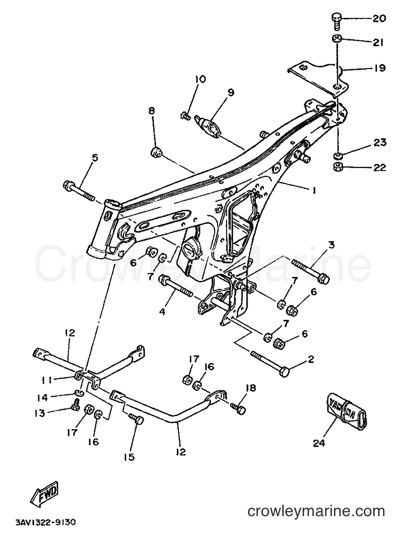 1989 Scooter FS1 - FS1 (3AV1) [999] - FRAME