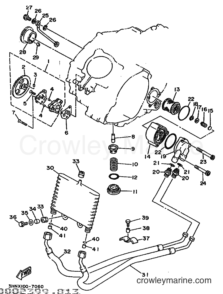 1997 ATV YFM350FWSP - YFM350FWSP (3HNV) [010] - OIL PUMP
