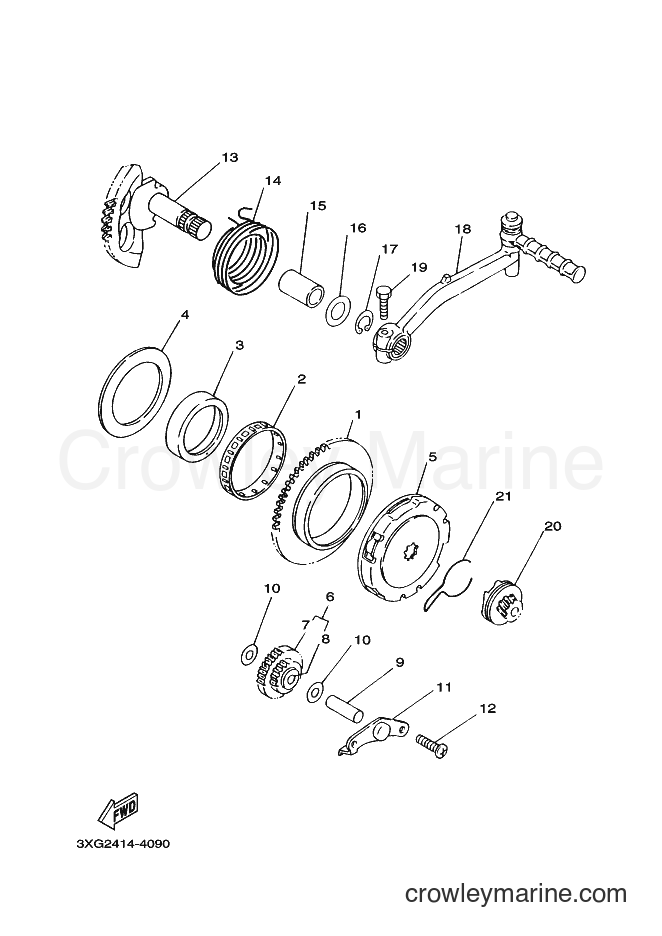 1995 Scooter YA50Z - YA50Z (4SC1) [999] - STARTER