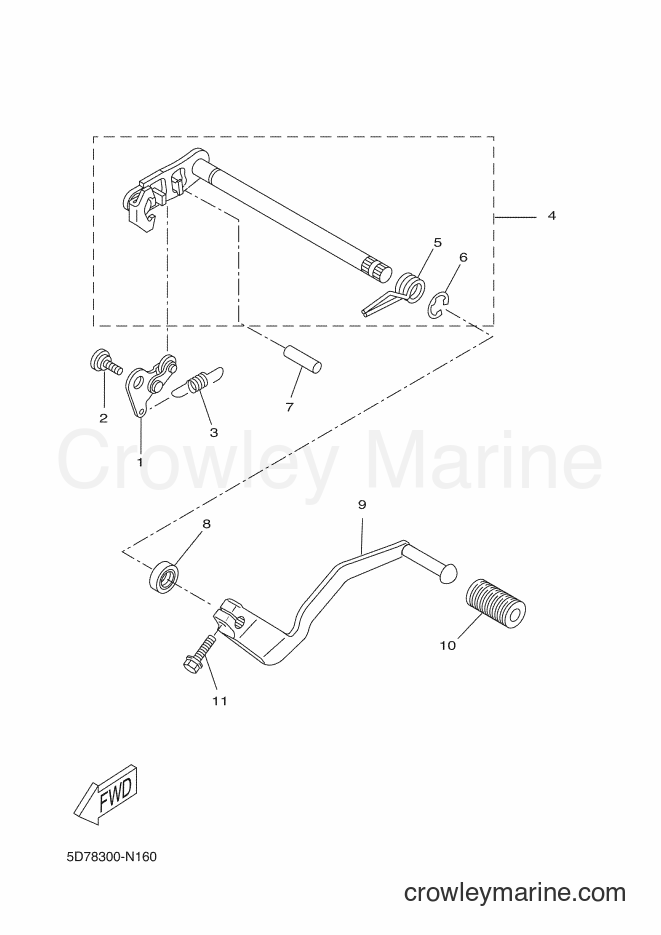 2016 Sport Bike YZF-R125 - YZF-R125 (5D7S) [010] - SHIFT SHAFT