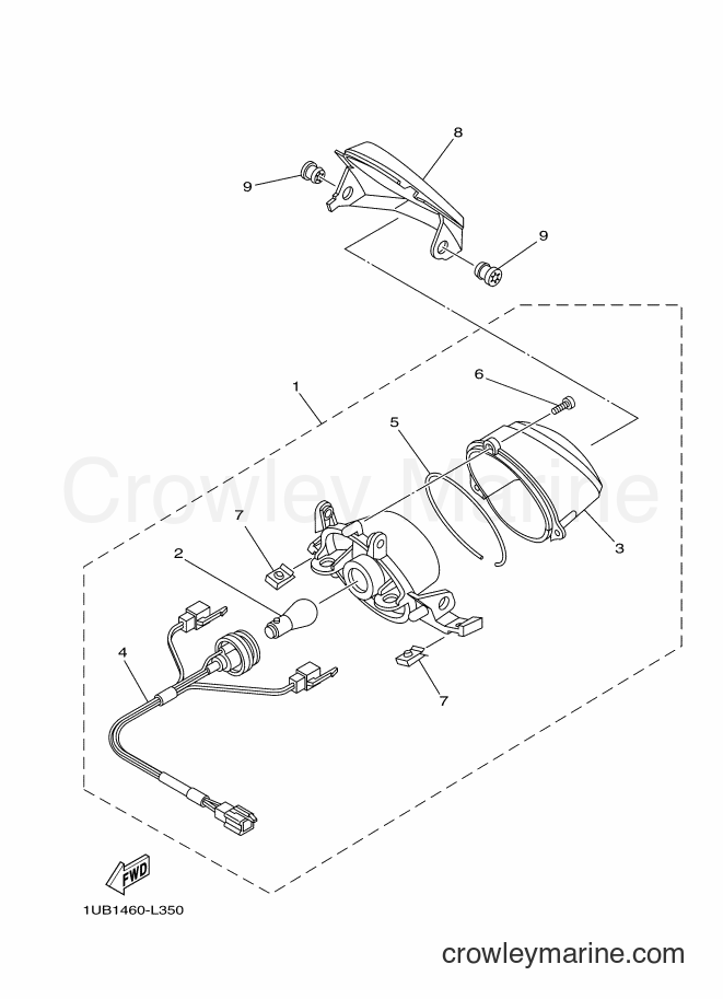 2013 Scooter AF115C - AF115C (1UB5) [010] - TAILLIGHT