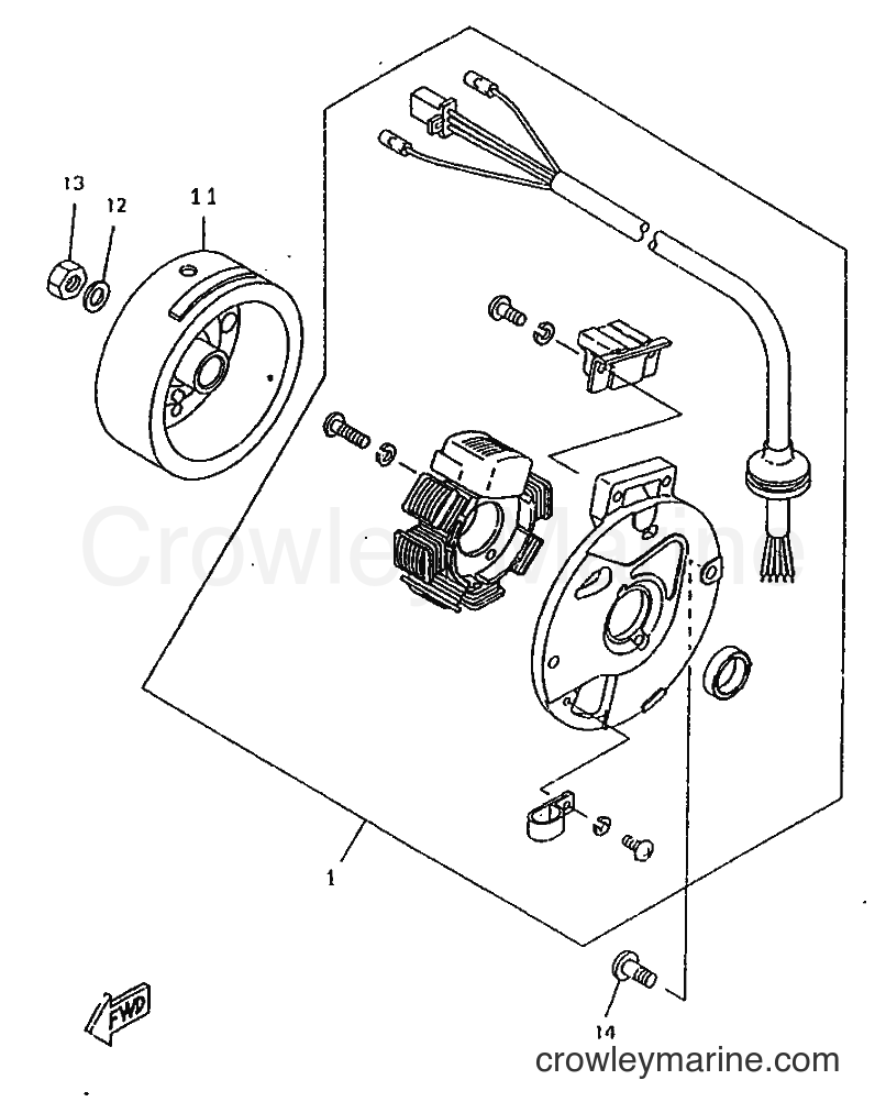 1998 Scooter CW50RS - CW50RS (4WB3) [010] - GENERATOR