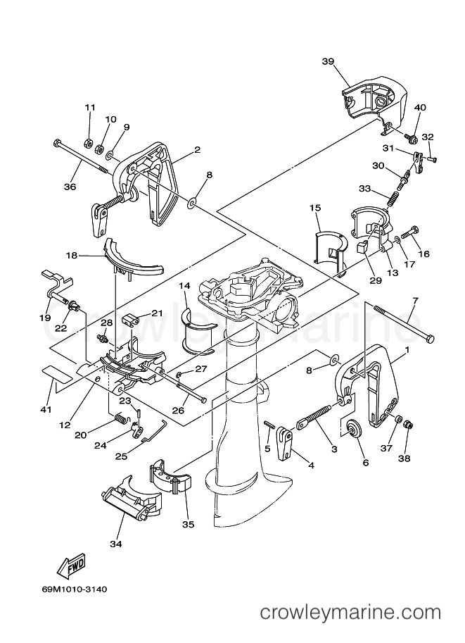 Yamaha Motors F2.5A (69M5) [120] - BRACKET