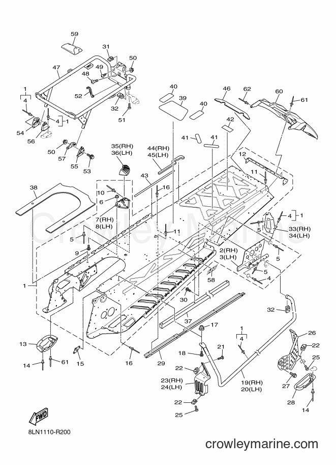 Yamaha Motors SRV10SP (8LN2) [010] - FRAME 2