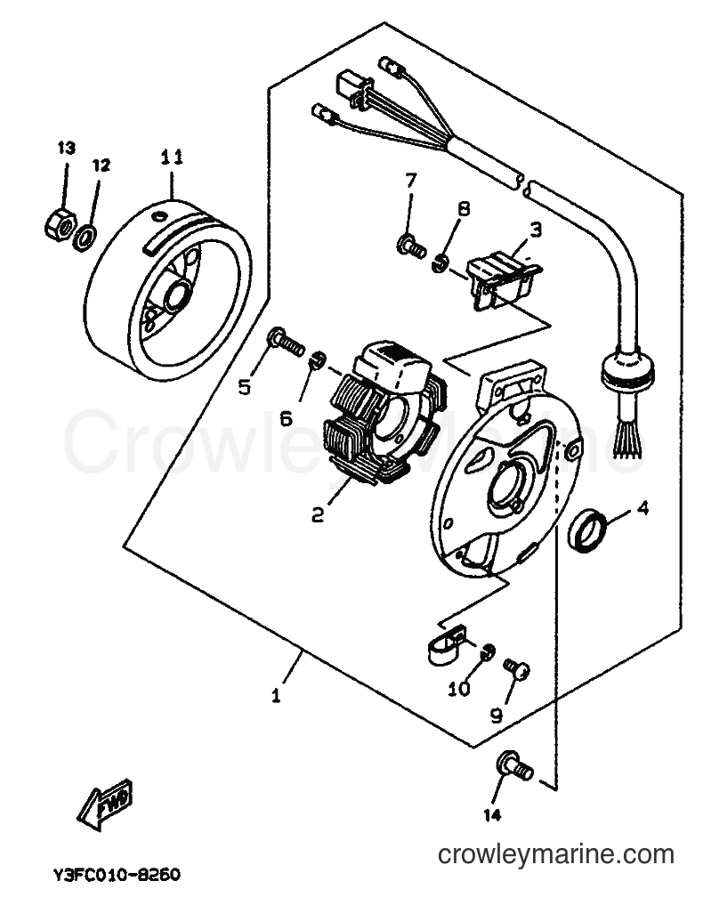 1994 Scooter CW50 - CW50 (3WV5) [999] - GENERATOR