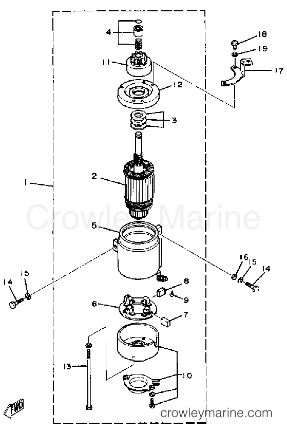 Yamaha Motors 90ETLN - ELECTRIC STARTER