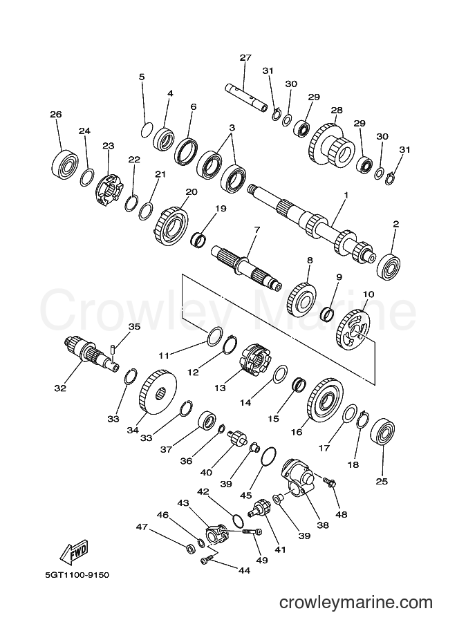 2000 ATV YFM600FWA - YFM600FWA (5GT8) [010] - TRANSMISSION