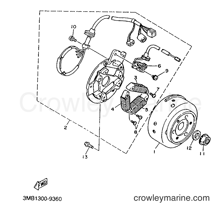 1991 Dirt Bike TDR125 - TDR125 (3SH2) [999] - GENERATOR