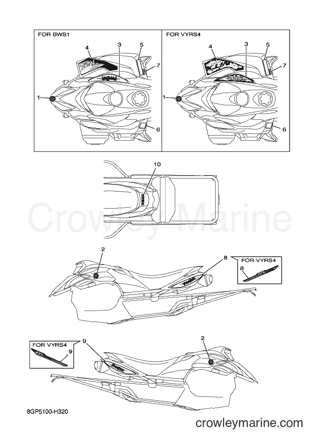 2009 Snowmobile RPZ50M - RPZ50M (8GP6) [010] - EMBLEM