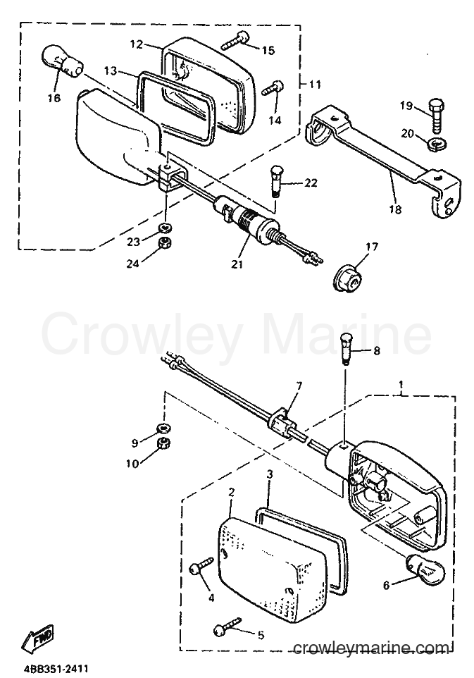 1992 Street Bike XJ900 - XJ900 (4BB2) [999] - FLASHER LIGHT