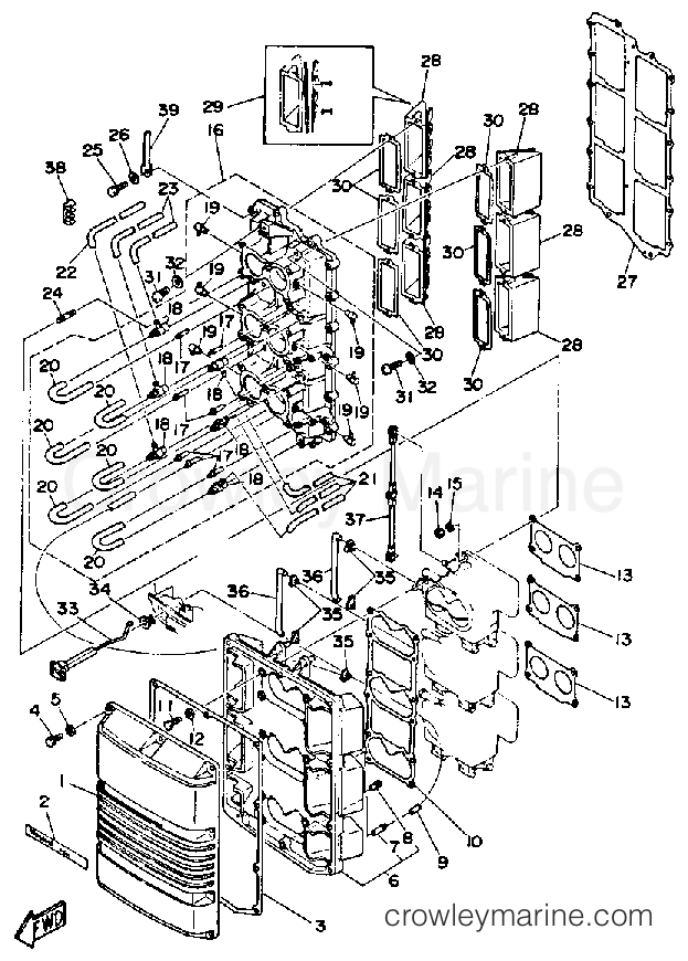 Yamaha Motors 200ETLH-JD - INTAKE