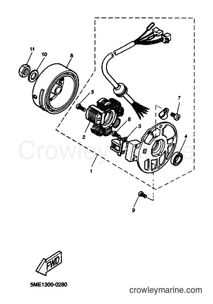 2001 Scooter YQ100 - YQ100 (5ME4) [060] - LICHTMASCHINE