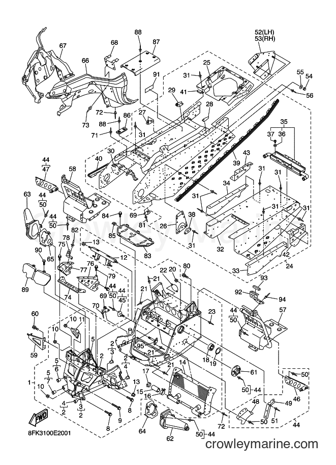 Yamaha Motors RS10M (8FK3) [020] - FRAME 2