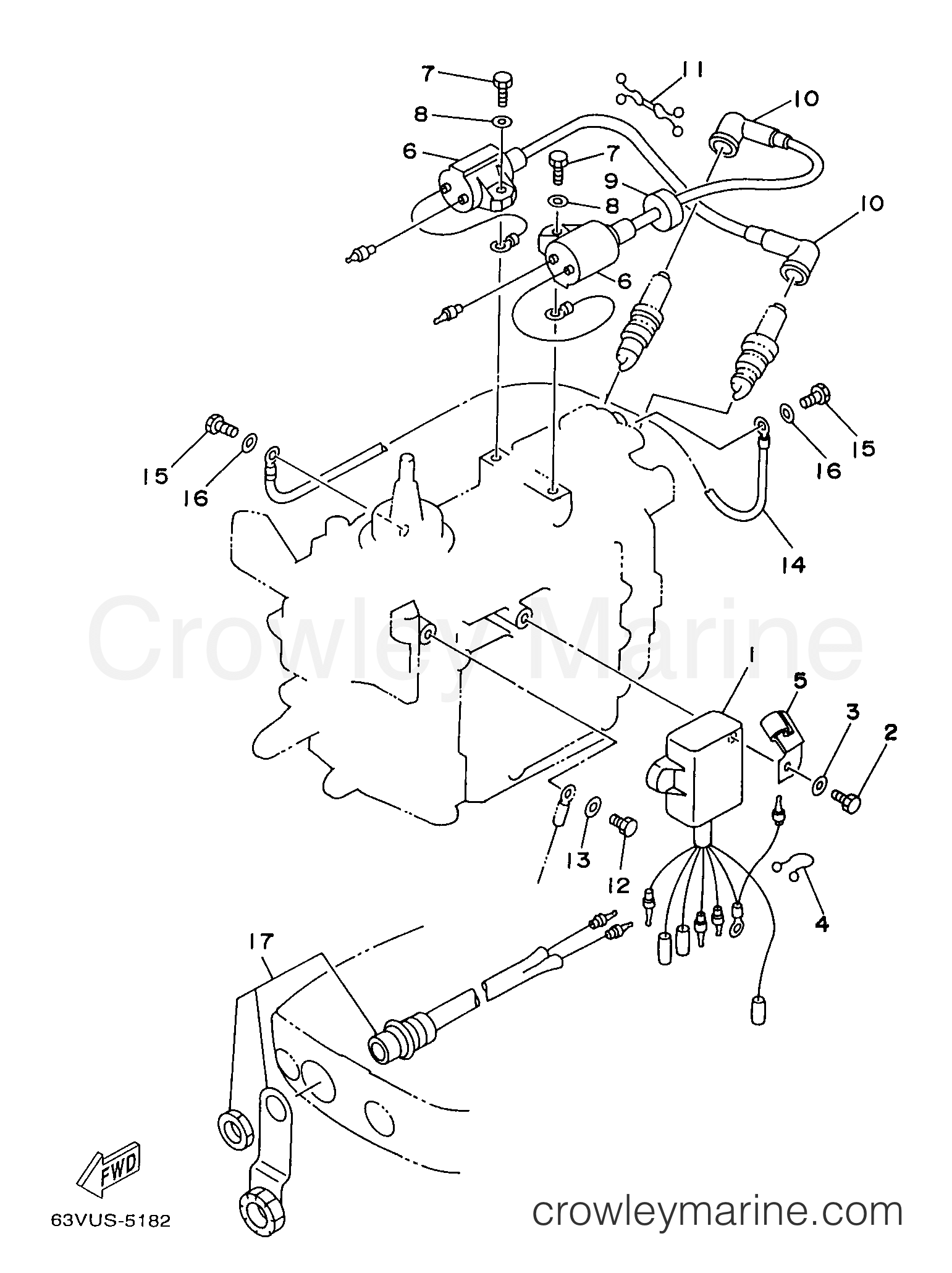 Yamaha Motors 9.9MLHW - ELECTRICAL 1