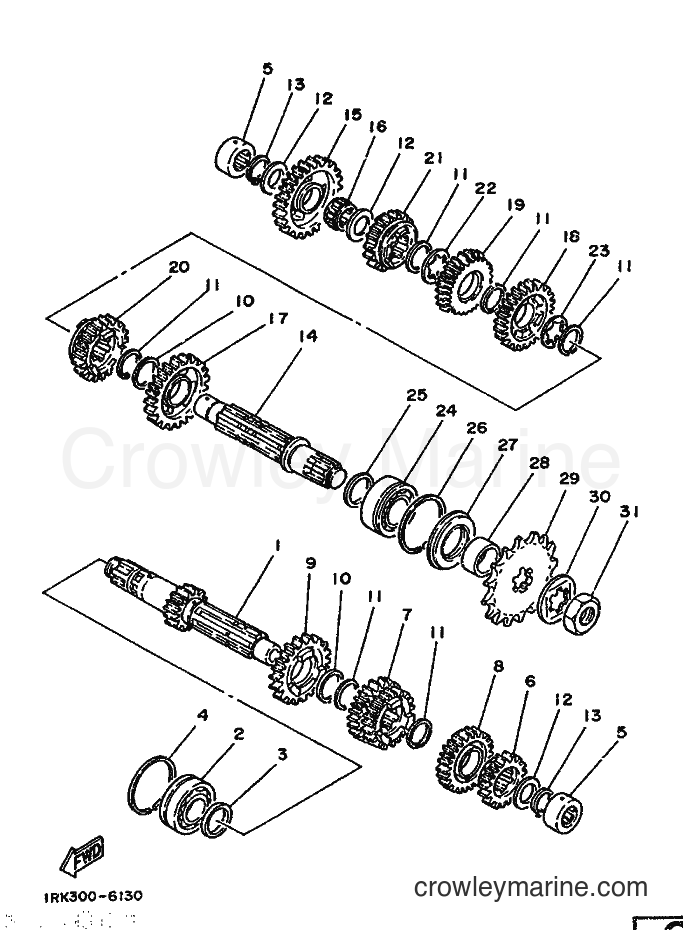 Yamaha Motors TZ250 (2KM) [999] - TRANSMISSION