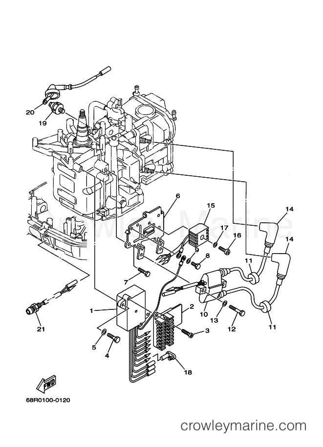 Yamaha Motors F8MLH (68T) [060] - ELECTRICAL 1