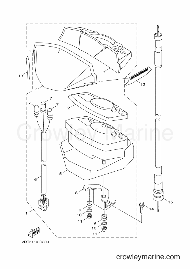 2016 Scooter YW50FXG - YW50FXG (2DT6) [010] - METER