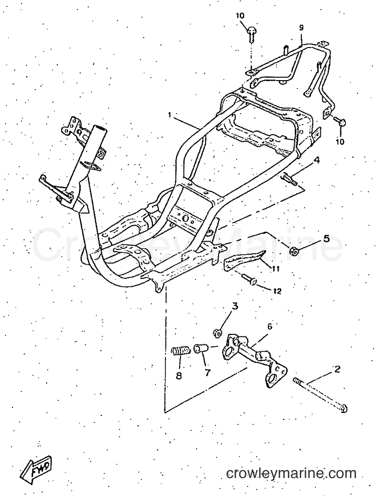 1997 Scooter CW50RS - CW50RS (4VB3) [999] - FRAME