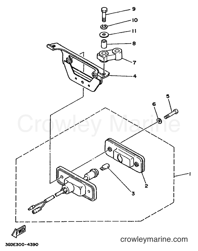 1994 ATV YFM350X - YFM350X (3GDE) [010] - TAILLIGHT 2