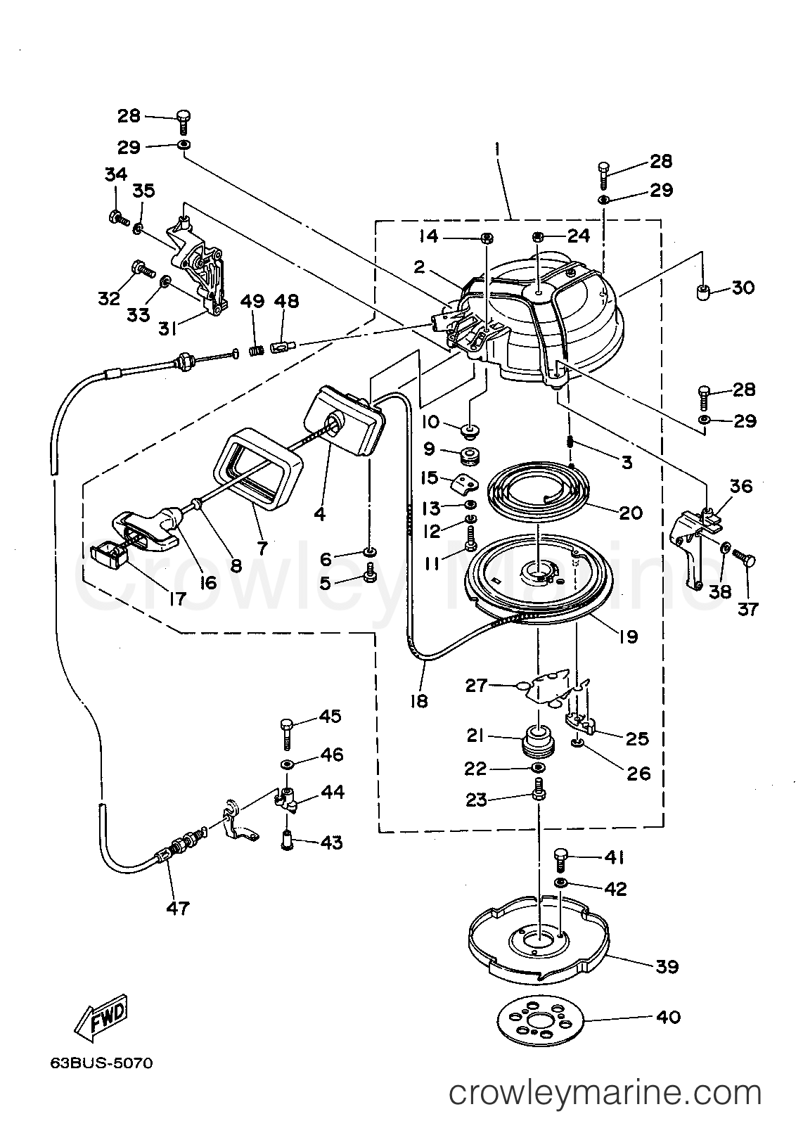 Yamaha Motors 40ELRT - STARTER