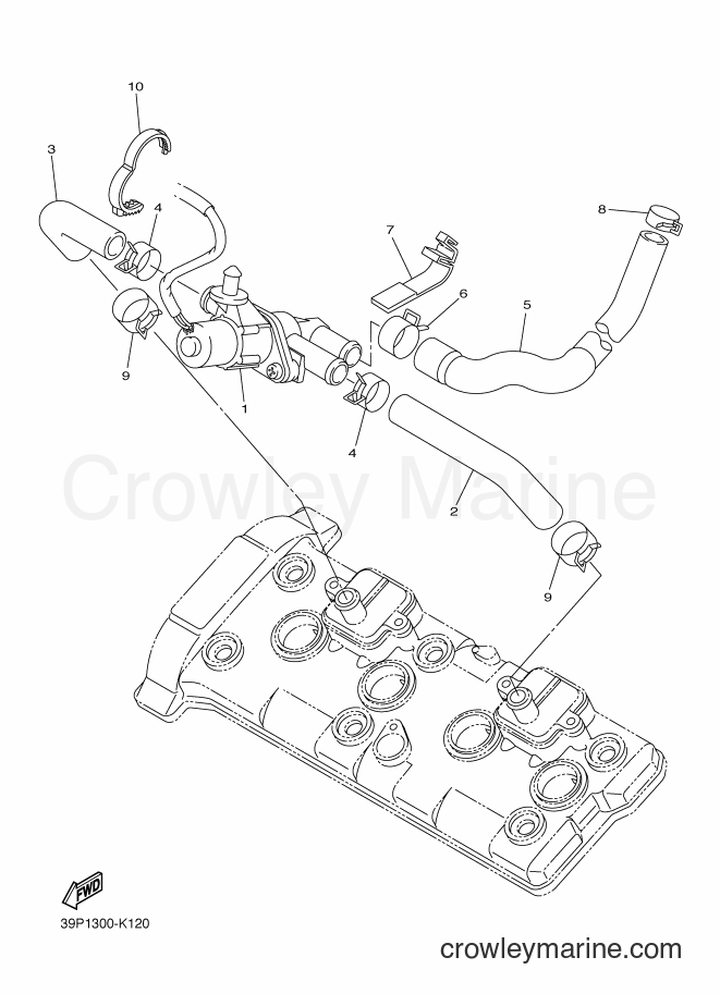 2012 Street Bike FZ8-SA - FZ8-SA (1BD2) [010] - AIR INDUCTION SYSTEM