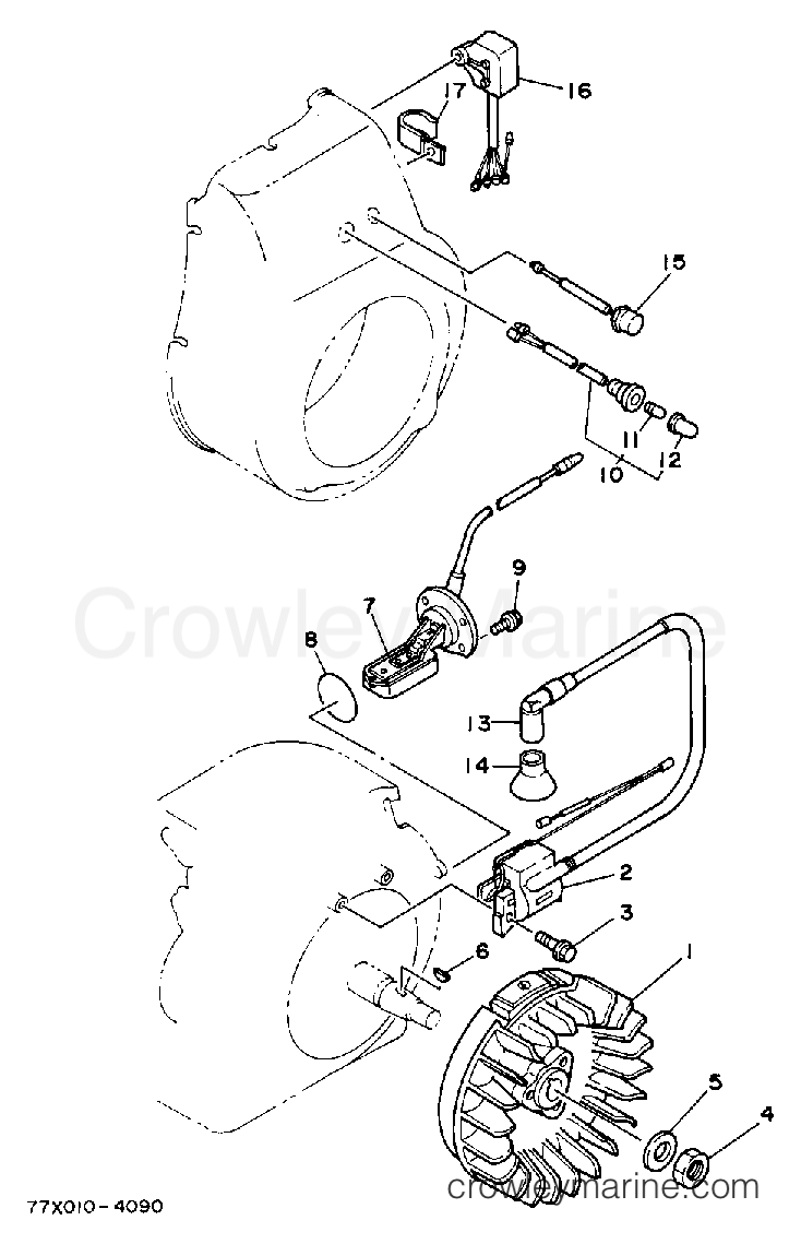 Yamaha Motors EC2800 - MAGNETO EC2000