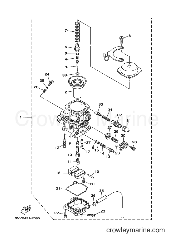 2009 Scooter AL115C - AL115C (28DA) [010] - CARBURETOR