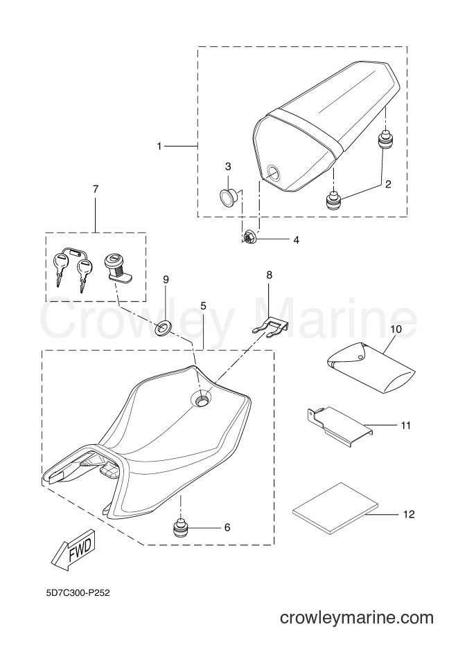 2015 Sport Bike MT125 - MT125 (5D7C) [080] - SEAT