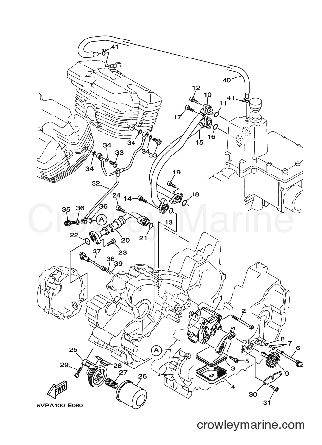 Yamaha Motors XV1700A (35S3) [010] - OIL PUMP