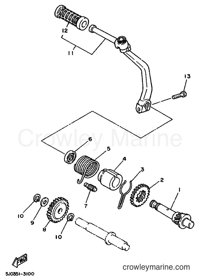 1986 Scooter DT50 - DT50 (29H) [999] - STARTER